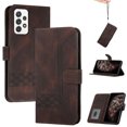 thumbnail image 1 of Nalacover Wallet Case For Samsung Galaxy A33 5G,Luxury Premium PU Leather and Soft TPU Magnetic Flip Stand Card Slots with Detachable Wrist Strap Shockproof 360 Protection Cover,Coffee, 1 of 9