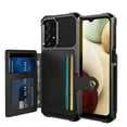 thumbnail image 1 of Nalacover Wallet Case for Samsung Galaxy A33 5G Multifunctional Design Back Case, Rugged PC Luxury PU Leather Magnetic Car Mount Cover with Card Slots Holder Shockproof Lens Protective Case, Black, 1 of 7