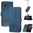 thumbnail image 1 of Nalacover Wallet Case For Samsung Galaxy A51 5G,Luxury Premium PU Leather and Soft TPU Magnetic Flip Stand Card Slots with Detachable Wrist Strap Shockproof 360 Protection Cover,Blue, 1 of 9