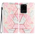 thumbnail image 1 of Nalacover Wallet Case for Samsung Galaxy S20 Ultra with Painting Pattern PU Leather Magnetic Kickstand Flip Folio Cover, Card Slots Holder Soft Silicone Shockproof Protective Case, Pink Marble, 1 of 8