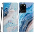 thumbnail image 1 of Nalacover Wallet Case for Samsung Galaxy S20 Ultra with Painting Pattern PU Leather Magnetic Kickstand Flip Folio Cover, Card Slots Holder Soft Silicone Shockproof Protective Case, Blue Marble, 1 of 8