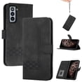 thumbnail image 1 of Nalacover Wallet Case For Samsung Galaxy S22,Luxury Premium PU Leather and Soft TPU Magnetic Flip Stand Card Slots with Detachable Wrist Strap Shockproof 360 Protection Cover,Black, 1 of 9