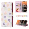 thumbnail image 1 of Nalacover Wallet Case for Samsung Galaxy S23 Ultra, Bling Flower Pattern PU Leather Wrist Strap Handbag Magnetic Flip Cover with Kickstand Card Slots Holder Soft TPU Shockproof Case, Colorful Flower, 1 of 8