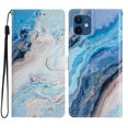 thumbnail image 1 of Nalacover Wallet Case for iPhone 12 Mini with Painting Pattern PU Leather Magnetic Kickstand Flip Folio Cover, Card Slots Holder Soft Silicone Shockproof Protective Case, Blue Marble, 1 of 8