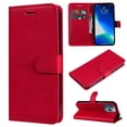 thumbnail image 1 of Nalacover Wallet Case for iPhone 14 Pro Max, Card Slots Holder Magnetic Clasp Premium Luxury PU Leather Flip Folio Cover with Kickstand Wrist Strap Soft Silicone Shockproof Case,Red, 1 of 8