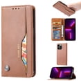 thumbnail image 1 of Nalacover Wallet Case for iPhone 14 Pro Max with Card Slots Holders Kickstand Magnetic Closure Cover, Premium PU Leather Soft TPU Shockproof Flip Folio Case for iPhone 14 Pro Max,Brown, 1 of 6