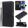 thumbnail image 1 of Nalacover Wallet Case for iPhone 15 Plus, Card Slots Holder Magnetic Clasp Premium Luxury PU Leather Flip Folio Cover with Kickstand Wrist Strap Soft Silicone Shockproof Case, Black, 1 of 9