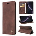 thumbnail image 1 of Nalacover Wallet Case for iPhone XR - Flip Purse Case with Card Holder Kickstand Suction Cup, Premium Business PU Leather Shockproof Phone Cover for iPhone XR - Coffee, 1 of 8