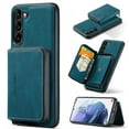 thumbnail image 1 of Nalacover Zipper Wallet Case for Samsung Galaxy S25 Plus, Shockproof PU Leather Detachable Card Slots Holder Cash Pocket Slim Cover with Kickstand Magnetic Lens Protective Case, Blue, 1 of 7