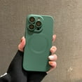 thumbnail image 1 of Nalacover for iPhone 12, [Compatible with MagSafe] Liquid Silicone Rubber Soft TPU Bumper Anti-Drop Anti-Scratch Shockproof Full Camera Lens Protective Cover For iPhone 12, Darkgreen, 1 of 13