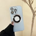 thumbnail image 1 of Nalacover for iPhone 12 Pro, Luxury Elegant Case with Camera Lens Protector Soft TPU Drop Protection Thin Fit Lunar Texture Shockproof Protective For iPhone 12 Pro, Blue, 1 of 8