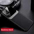 thumbnail image 1 of Nalacover for iPhone 12 mini Case Premium Leather Luxury PU Non-Slip Grip Defender Bumper [ with Screen Protector] Shockproof Full Body Cover Phone Cases For Apple iPhone 12 mini - Black, 1 of 12