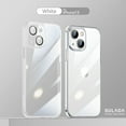 thumbnail image 1 of Nalacover For iPhone 13 6.1 inch Ultra Slim Clear Case,Luxury Crystal Transparent PC Bumper Shockproof Dust-proof Glass All-in-one Camera Lens Protector Fit Cover.For iPhone 13,Clear, 1 of 6