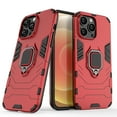 thumbnail image 1 of Nalacover for iPhone 13 Pro Max 6.7 inch Case,Luxury Heavy Duty Armor Dual Layer Protective TPU Bumper Magnetic Finger Ring Kickstand Shockproof Dustproof Non-Slip Slim Back Cover.Red, 1 of 12