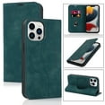 thumbnail image 1 of Nalacover for iPhone 13 Pro Max Wireless Charging Case,Luxury Full Body Protection Solid Color PU Leather Magnetic Closure Flip RFID Blocking Card Slots Stand Shockproof Cover.Blue, 1 of 12