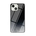 thumbnail image 1 of Nalacover For iPhone 14 Fit Slim Case,Stylish Galaxy Pattern Design Luxury Tempered Glass Back Case Anti-scratch Side with TPU Bumper Shockproof Camera Lens Protective Cover.For iPhone 14,B, 1 of 6