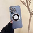 thumbnail image 1 of Nalacover for iPhone 14, Luxury Elegant Case with Camera Lens Protector Soft TPU Drop Protection Thin Fit Lunar Texture Shockproof Protective For iPhone 14, Darkblue, 1 of 8