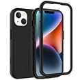 thumbnail image 1 of Nalacover for iPhone 14 Plus 6.7 inch Slim Case,Stylish Triple Layer Protection Hard PC + Soft TPU Silicone Hybrid Shockproof Camera Lens Protective Anti-drop Fit Back Phone Cover.Black, 1 of 6