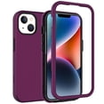 thumbnail image 1 of Nalacover for iPhone 14 Plus 6.7 inch Slim Case,Stylish Triple Layer Protection Hard PC + Soft TPU Silicone Hybrid Shockproof Camera Lens Protective Anti-drop Fit Back Phone Cover.Purple, 1 of 6