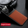 thumbnail image 1 of Nalacover for iPhone 14 Plus Case Premium Leather Luxury PU Non-Slip Grip Defender Bumper [ with Screen Protector] Shockproof Full Body Cover Phone Cases For Apple iPhone 14 Plus - Brown, 1 of 12
