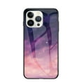 thumbnail image 1 of Nalacover For iPhone 14 Plus Fit Slim Case,Stylish Galaxy Pattern Design Luxury Tempered Glass Back Case Anti-scratch Side with TPU Bumper Shockproof Camera Lens Protective Cover.C, 1 of 8