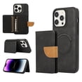 thumbnail image 1 of Nalacover for iPhone 14 Pro Magnetic 2 in 1 Detachable Leather Wallet Case, Compatible with MagSafe Wireless Charging,Shockproof Credit Card Slots Kickstand Phone Case for iPhone 14 Pro,Black, 1 of 8