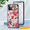 thumbnail image 1 of Nalacover for iPhone 14 Pro Max Slim Case,Exquisite Floral Pattern 360 Rotating Diamond Ring Holder Anti-Scratch Soft TPU Silicone Bumper Rubber Tempered Glass Back Cover.Glamorous peony, 1 of 9