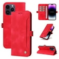 thumbnail image 1 of Nalacover For iPhone 14 Pro Max Wallet case 【RFID Blocking】【Slide Pocket Slot】,Credit Card Holder Flip Folio Book PU Leather Protective Cover Women Men For iPhone 14 Pro Max - 6.7", red, 1 of 14