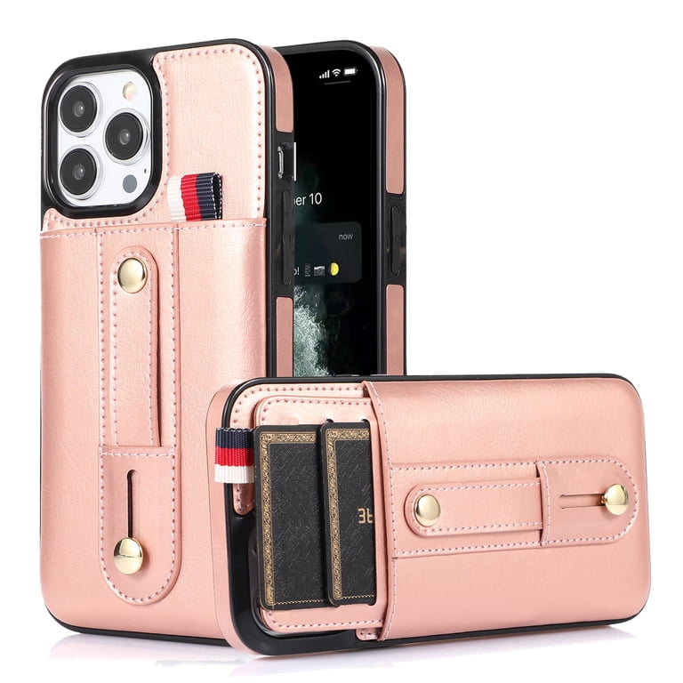 Nalacover for iPhone 14 Pro Wallet Case Hidden Card Slots Holder, Premium PU Leather Loop Finger Strap TPU Shockproof Lens Protection Cover for iPhone ... Nalacover for iPhone 14 Pro Wallet Case Hidden Card Slots Holder, Premium PU Leather Loop Finger Strap TPU Shockproof Lens Protection Cover for iPhone ...