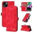 thumbnail image 1 of Nalacover For iPhone 14 Wallet case 【RFID Blocking】【Slide Pocket Slot】,Credit Card Holder Flip Folio Book PU Leather Protective Cover Women Men For iPhone 14 - 6.1", Red, 1 of 14