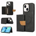 thumbnail image 1 of Nalacover for iPhone 15 Plus Magnetic 2 in 1 Detachable Leather Wallet Case, Compatible with MagSafe Wireless Charging,Shockproof Credit Card Slots Kickstand Phone Case for iPhone 15 Plus,Black, 1 of 8