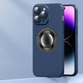 thumbnail image 1 of Nalacover for iPhone 15 Pro Max Back Shockproof Case [Built-in Camera Lens Cover][Compatible with MagSafe], PC Logo View Magnetic Camera Protection Phone Case for For iPhone 15 Pro Max, Navyblue, 1 of 6