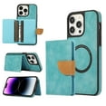 thumbnail image 1 of Nalacover for iPhone 15 Pro Max Magnetic 2 in 1 Detachable Leather Wallet Case, Compatible with MagSafe Wireless Charging,Shockproof Credit Card Slots Kickstand Phone Case for iPhone 15 Pro Max,Green, 1 of 8