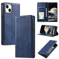 thumbnail image 1 of Nalacover for iPhone 15 Wallet Case, Vintage PU Leather Book Folding Folio Case with Credit Card Slots Hidden Magnetic Closure Flip Kickstand Shockproof Slim Phone Case,Blue, 1 of 8
