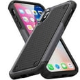 thumbnail image 1 of Nalacover iPhone XS / X Case, Heavy Duty 3 in 1 Rugged Shockproof Rugged Silicone Hybrid Hard PC Soft TPU Bumper Camera Raised Drop Protective Girls Women Boy Men Phone Covers, Gray, 1 of 9