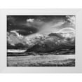 thumbnail image 1 of Nalbandian, Nish 24x19 White Modern Wood Framed Museum Art Print Titled - Mountain Peak, 1 of 4