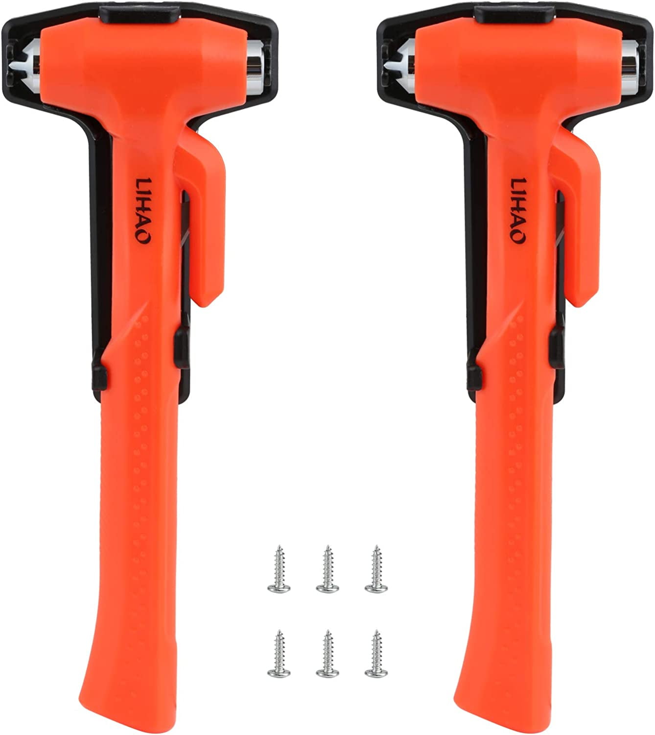 Naler 2 Pack Emergency Hammer for Vehicle,Car Escape Tools with Belt Cutter for Glass Breaker,1.18lb