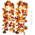 thumbnail image 1 of Naler 2 Pack Fall Leaves Garland Maple Leaf Garland, 11.2ft Artificial Autumn Thanksgiving Garland for Indoor Home Fall Decorations, 1 of 6