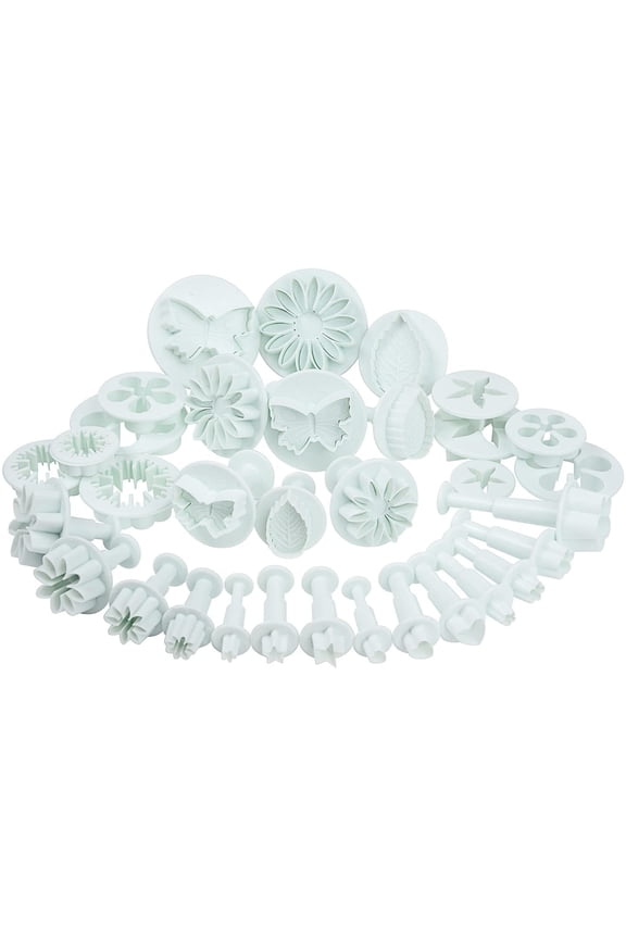 33 Pieces Fondant Cookies Cutters Sugarcraft Homemade Cake Decorating Tools Set