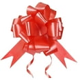 thumbnail image 1 of Naler 60 Pcs 5'' Red Ribbon Pull Bows for Christmas Gift Wrapping Wedding Party Decor,Polypropylene, 1 of 6