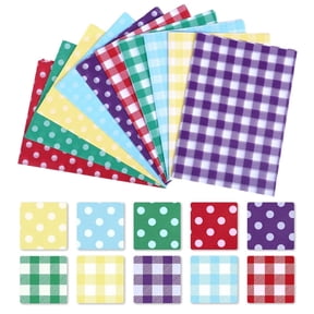Naler 60 Sheets Dots & Buffalo Plaid Tissue Paper Rainbow Color Tissue Paper for Gift Wrapping Birthday Party Wedding Christmas Holiday Decoration, 14x20 Inch