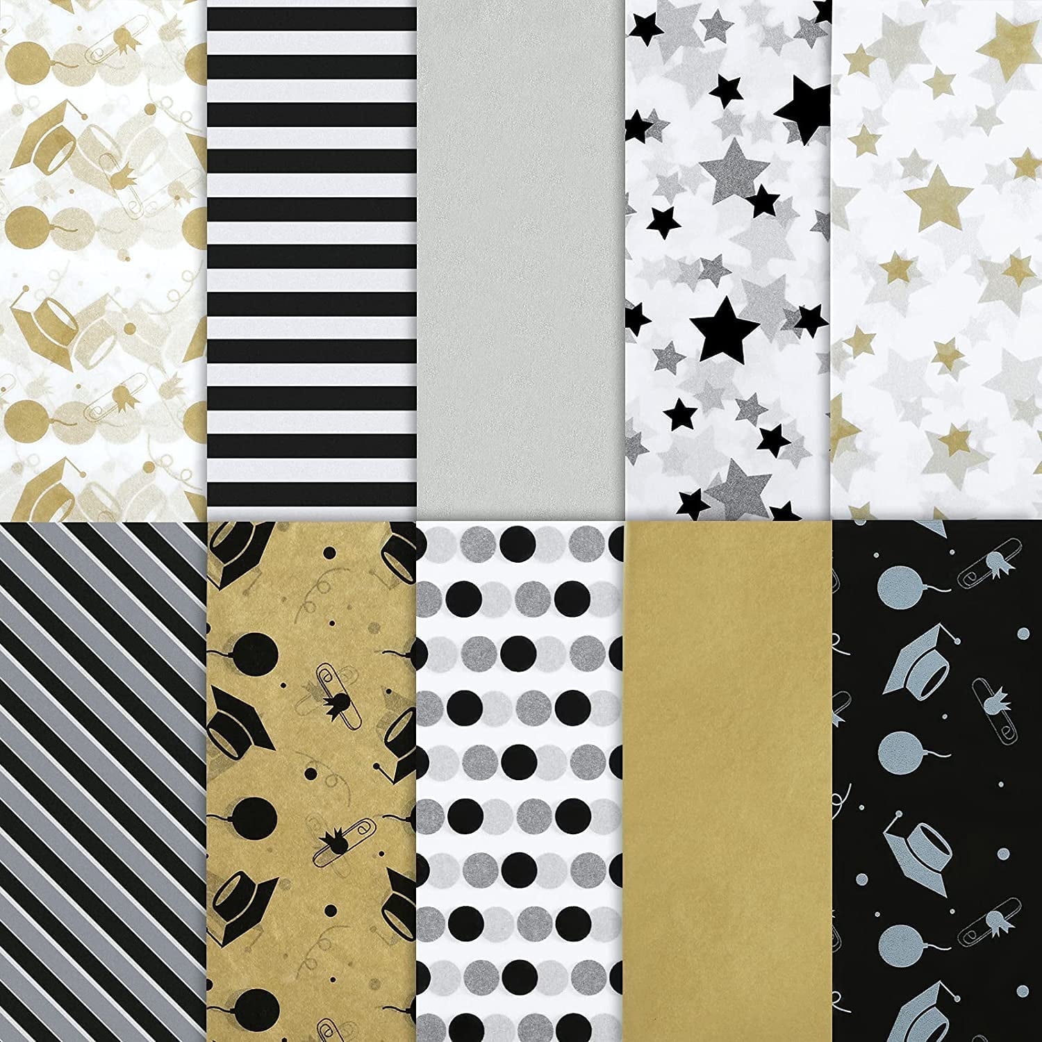 Naler 60 Sheets Graduation Wrapping Tissue Paper 14