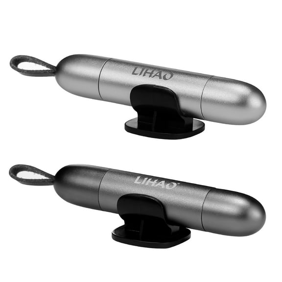 Naler Car Safety Hammer Set of 2, Mini Emergency Escape Tool One Second Broken Auto Window Seat Belt Cutting 2-in-1 (Grey & Black)