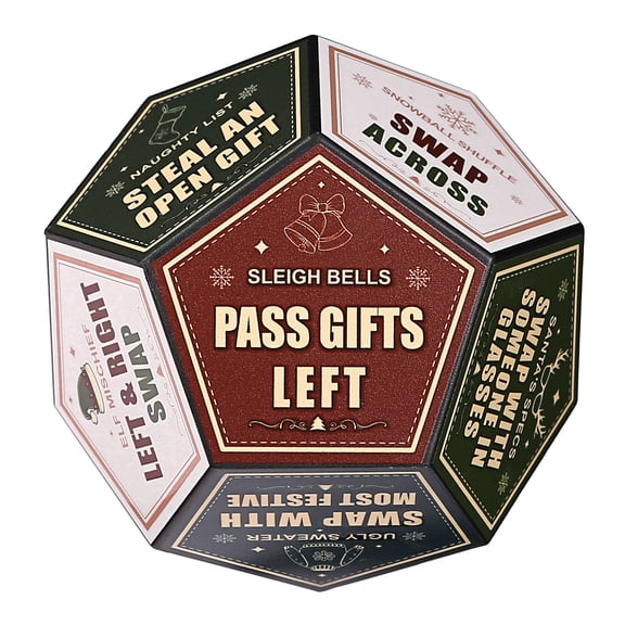 Naler Exchange Party Game Dice, Exchange Gifts Family Game, Christmas Stocking Stuffers White Elephant Gifts for Men Women, Gift Exchange Dice for Family Friends Holiday Xmas Party Supplies