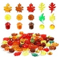 thumbnail image 1 of Naler Fall Vase Filler Bin Filler, Mini Acrylic Fall Table Scatter Fall Leaves Pine Cones Pumpkins for Crafts Vase Fillers Autumn Fall Thanksgiving Home Table Decorations Set, Counters for Kids,2.05", 1 of 6