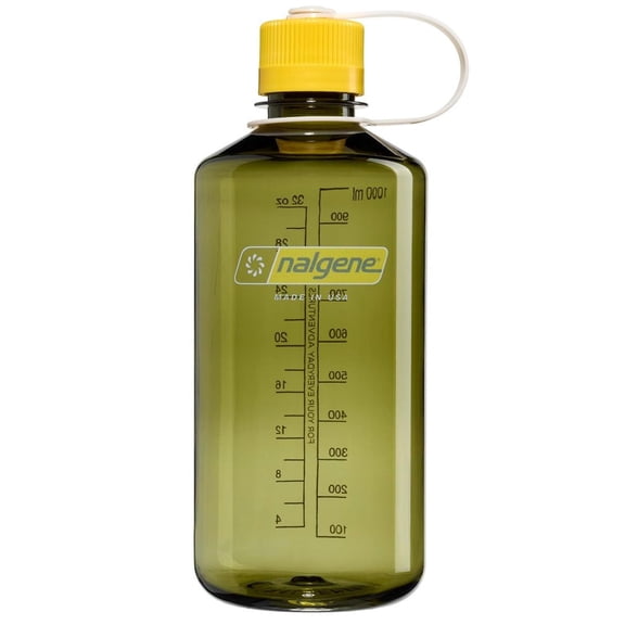 Nalgene Sustain 32 oz. Narrow Mouth Water Bottle - Oil Green
