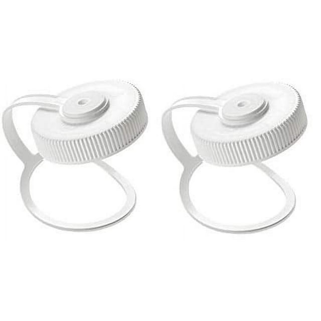 Nalgene 32oz Wide Mouth Water Bottle Cap Replacement White Loop Top Lid
