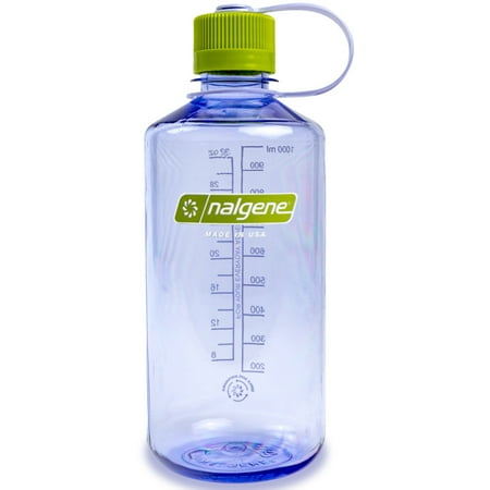 Nalgene BPA Free Narrow Mouth 32 oz Purple Solid Print Plastic Water Bottle