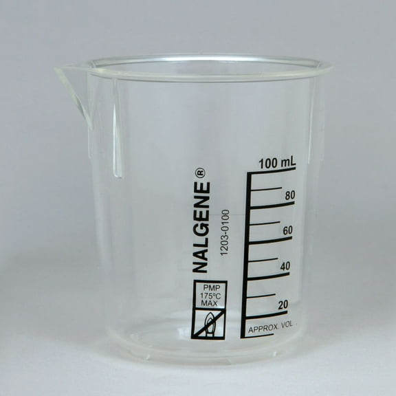 Nalgene Griffin Beaker, Low Form, Polymethylpentene, 100 Ml