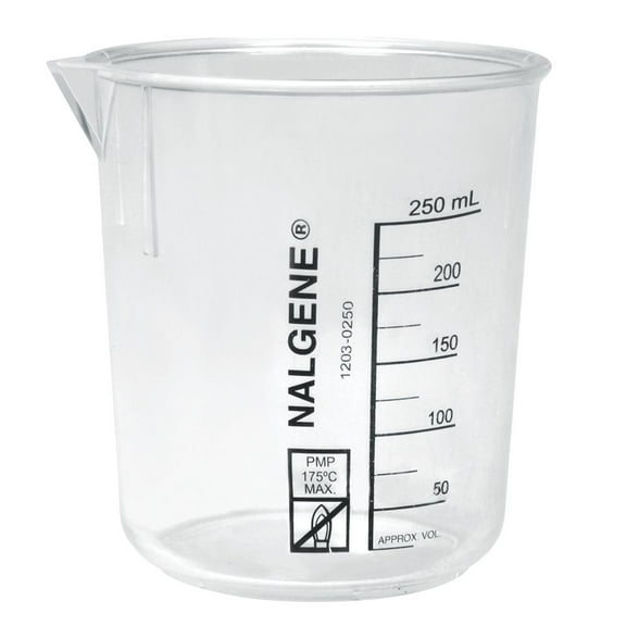 Nalgene Griffin Beaker, Low Form, Polymethylpentene, 250 Ml